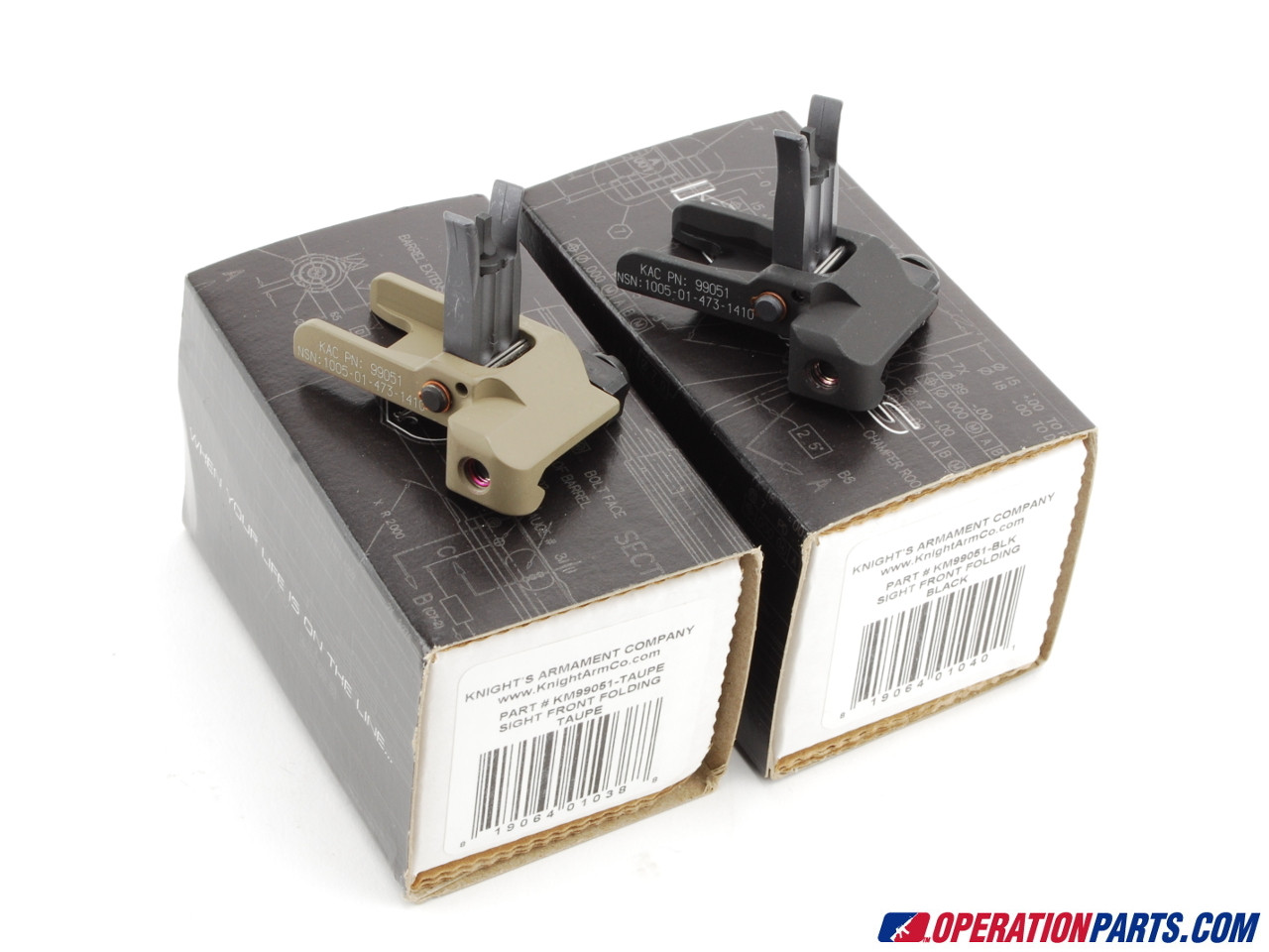 KAC-Knight's Armament MK12 / MK18 RAS Front Folding Sight