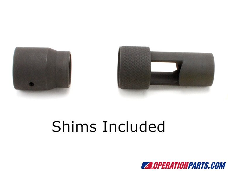 OPS Inc / Allen Engineering MK12 Mod 1 Threaded Muzzle Brake and Collar, 5.56/.22 Cal