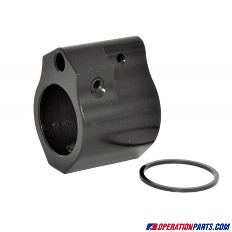 PRI-Precision Reflex 0.750" Diameter Low Profile Adjustable Steel Gas Block