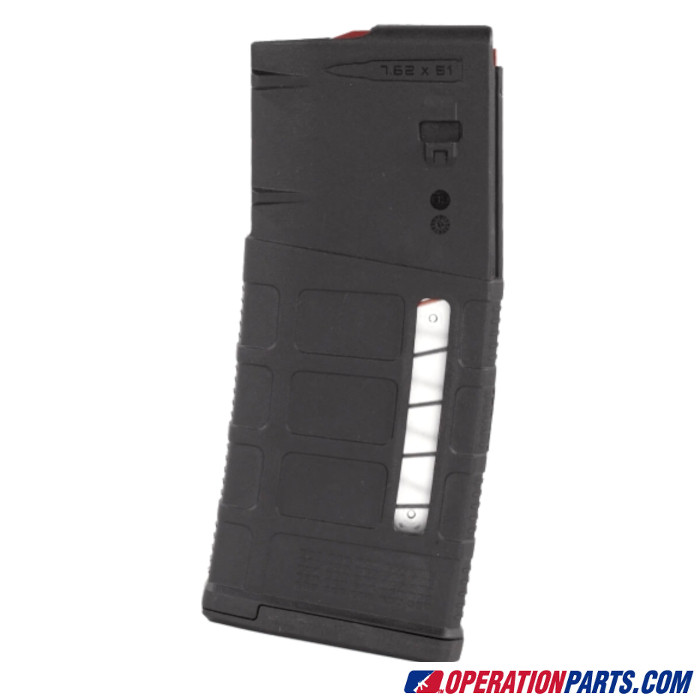 Magpul-PMAG 25 LR/SR GEN M3 Window, 7.62x51 Magazine, Black - Image 5