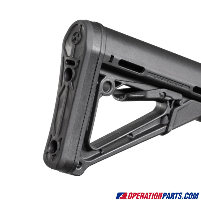 Magpul Commercial CTR Extended Rubber Butt-Pad, 0.55", Black - Image 5