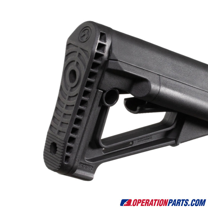 Magpul UBR/MOE/ACS/CTR Enhanced Rubber Buttpad, Black - Image 2