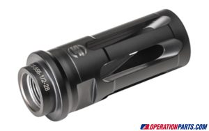 Surefire Closed Tine Flash Hider 556NATO 1/2"-28 DLC Coated Black