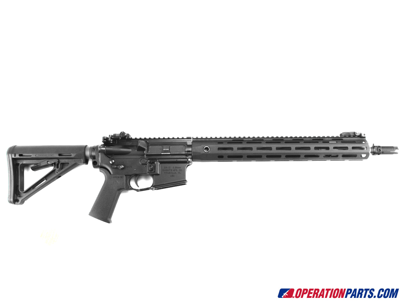 right view of rifle