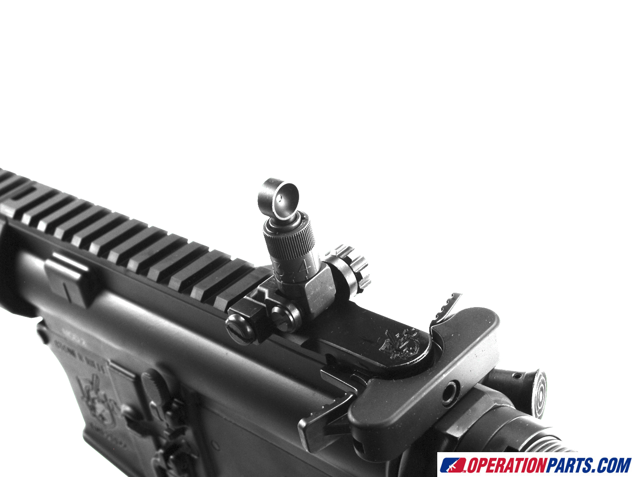 rear sight deployed